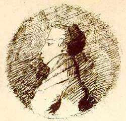 А.С.Пушкин.Автопортрет в круге.1817.